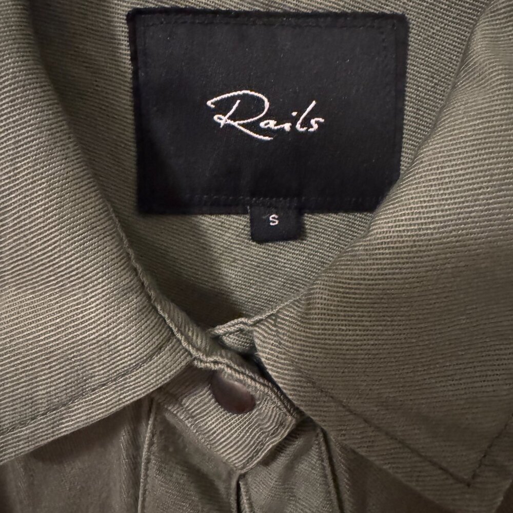 Rails Marcel Embroidered Snap Closure Button Down - image 6